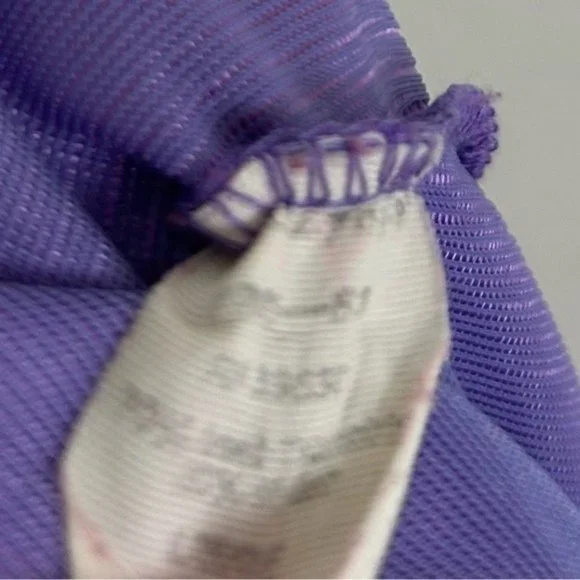 Vintage 70’s Maxi Robe Classics of California Royal Purple Long Large House Coat - Picture 8 of 8